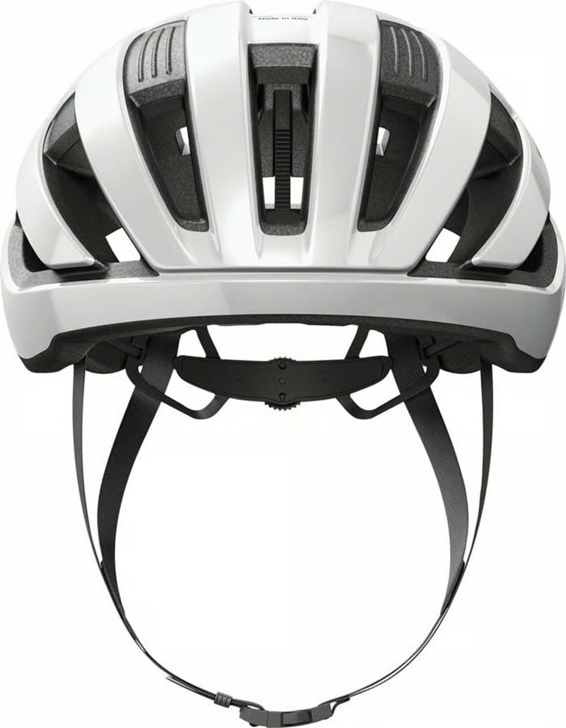 Abus Wingback Lightweight Cycling Helmet Ventilated Shiny White Medium