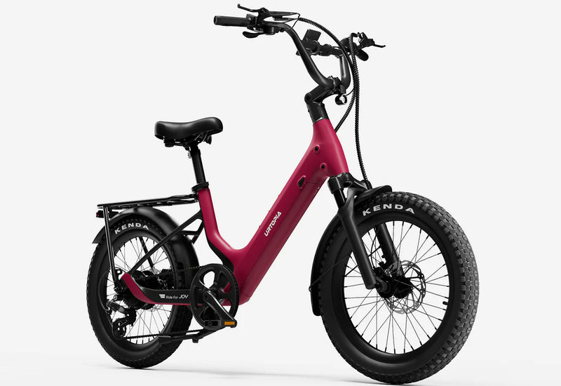 Urtopia Joy Carbon Electric Fat Tire Bike 750W Throttle
