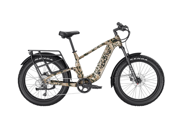 Velotric Nomad 2X Full Suspension Fat Tire Ebike - Step Over