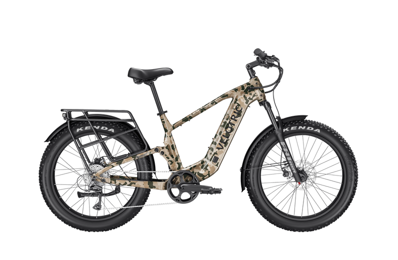 Velotric Nomad 2X Full Suspension Fat Tire Ebike - Step Over