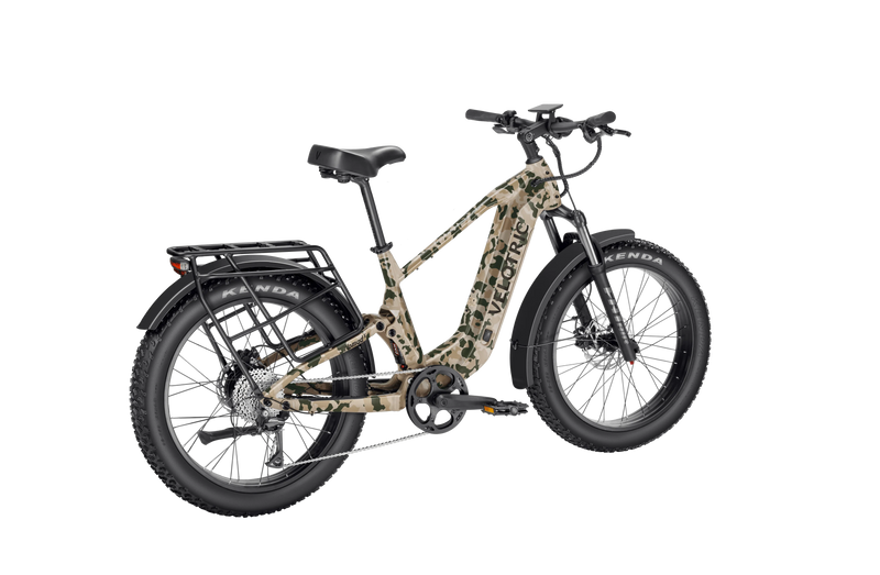 Velotric Nomad 2X Full Suspension Fat Tire Ebike - Step Over