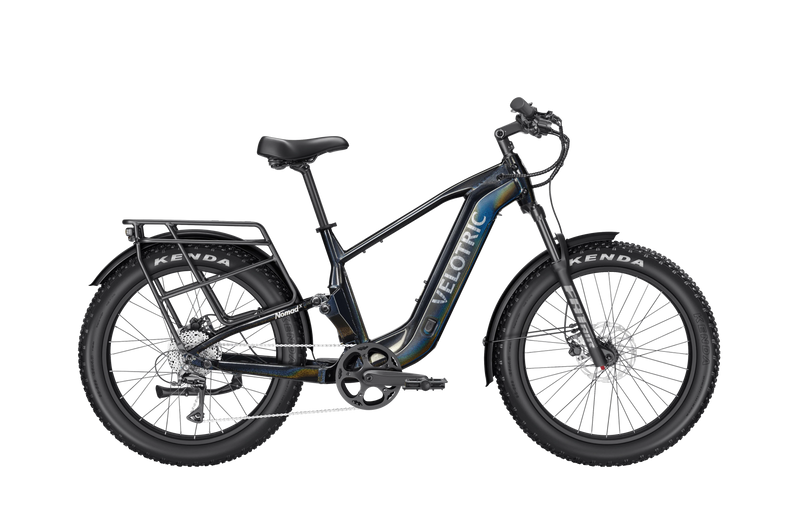 Velotric Nomad 2X Full Suspension Fat Tire Ebike - Step Over