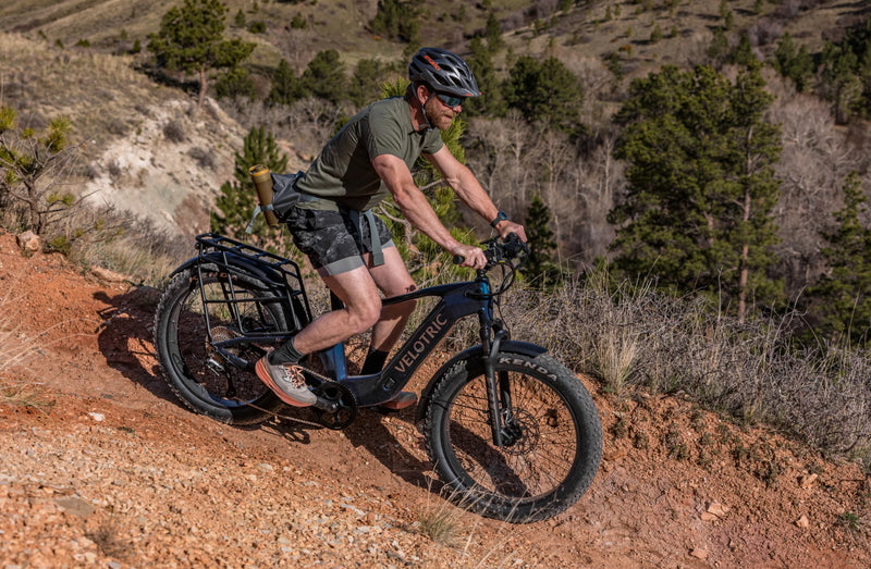 Velotric Nomad 2X Full Suspension Fat Tire Ebike - Step Over