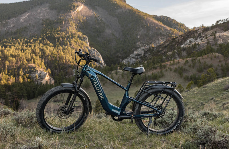 Velotric Nomad 2X Full Suspension Fat Tire Ebike - Step Over