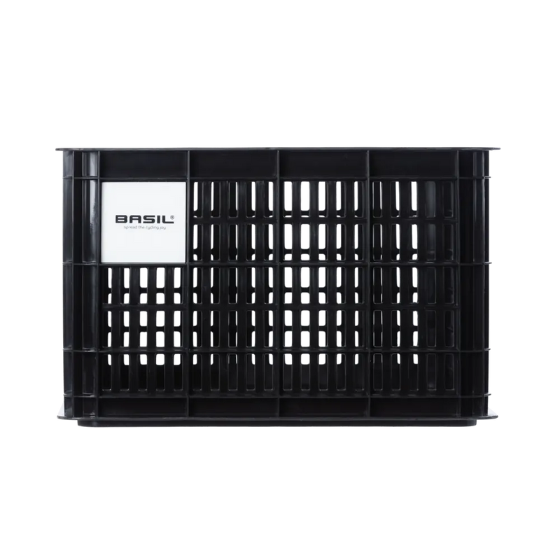 Basil bicycle crate M - medium - 29.5 litres - black