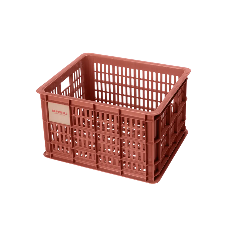 Basil bicycle crate M - medium - 29.5 litres - black