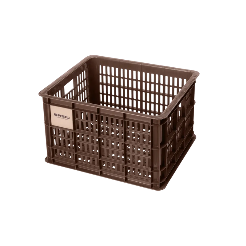 Basil bicycle crate M - medium - 29.5 litres - black
