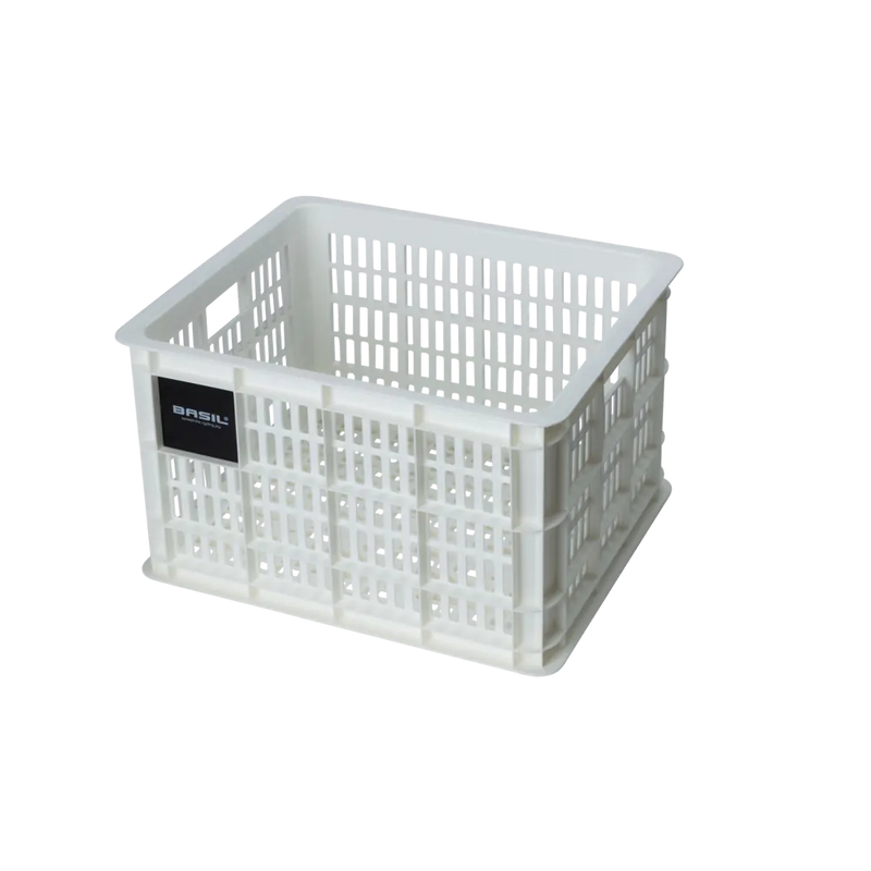Basil bicycle crate M - medium - 29.5 litres - black